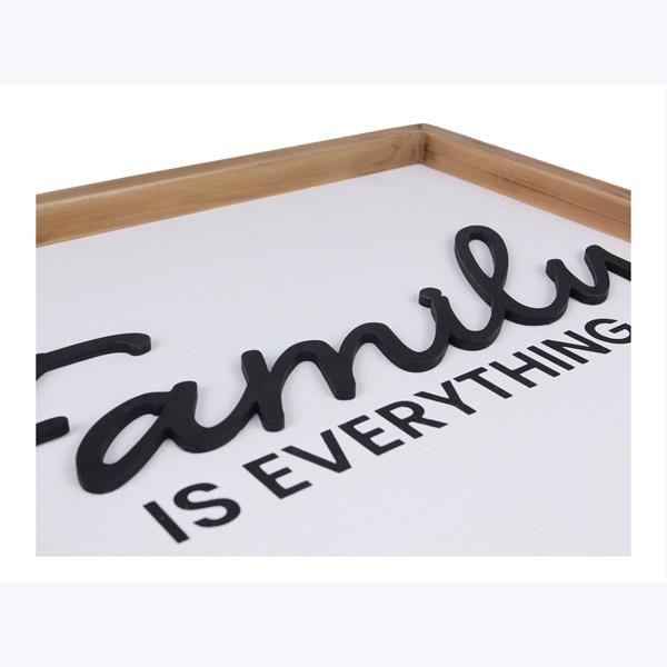 "Family is Everything" Wall Sign
