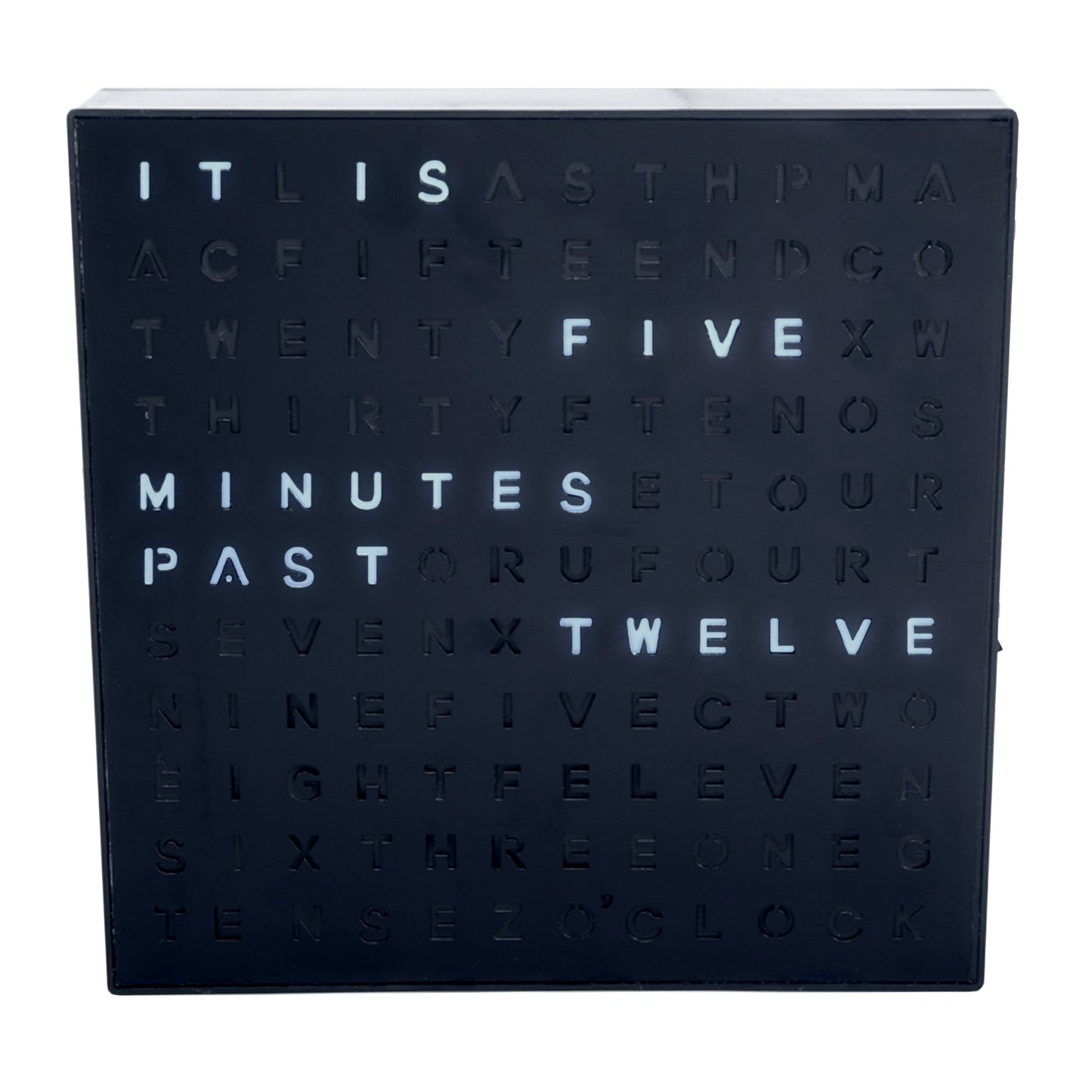 Light-Up Word Clock