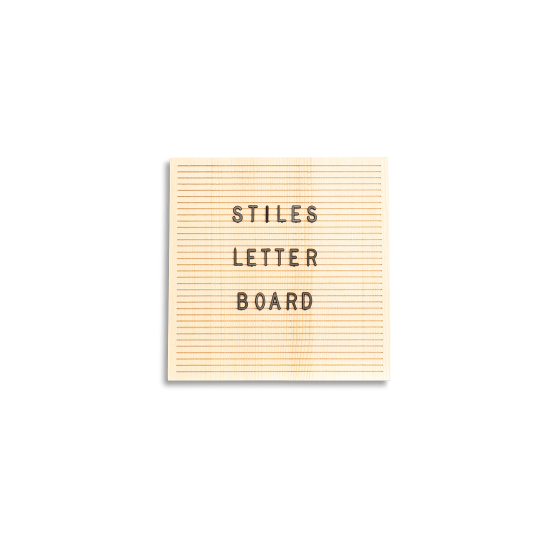 Wood Letter Board Kit