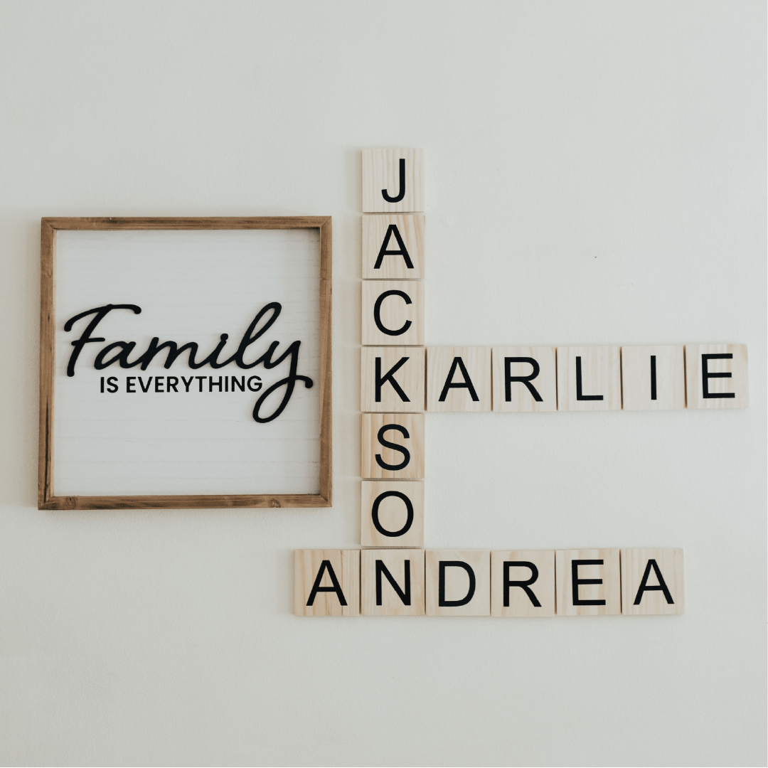 "Family is Everything" Wall Sign